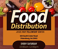 Food Giveaway flyer