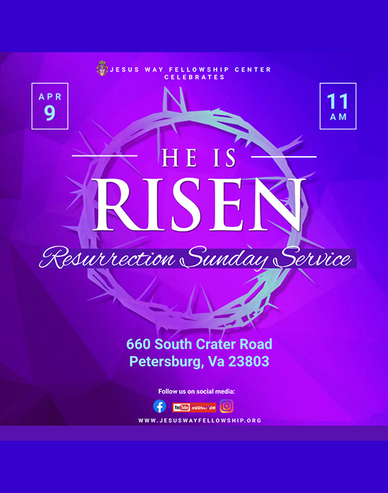 Resurrection Sunday flyer